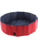 DOGGY SPLASH POOL BLAUW/ROOD 120X 30CM