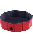 DOGGY SPLASH POOL BLAUW/ROOD 80X 20CM