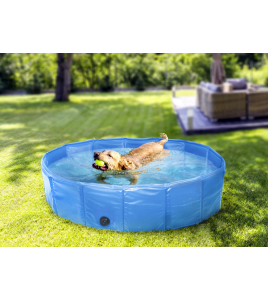 DOGGY SPLASH POOL BLAUW 120X30CM