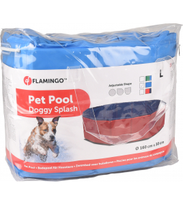 DOGGY SPLASH POOL BLAUW 160X30CM