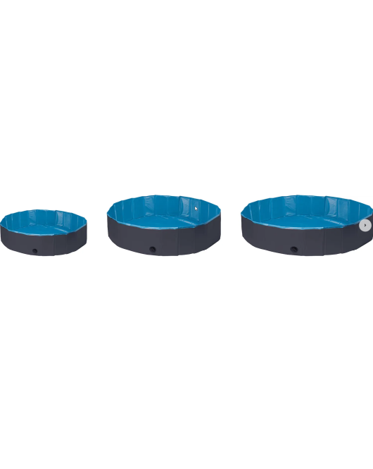 ZWEMBAD SPLASH ROND DONKER GRIJS/ BLAUW 80X20CM ZWEMBAD SPLASH ROND DONKER GRIJS/ BLAUW 80X20CM