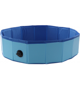 DOGGY SPLATTER POOL BLAUW 80X20CM