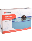 DOGGY SPLATTER POOL BLAUW 80X20CM