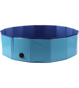 DOGGY SPLATTER POOL BLAUW 120X30CM