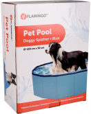 DOGGY SPLATTER POOL BLAUW 120X30CM