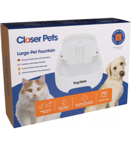 DOG MATE DRINKFONTEIN GROOT WIT 6L DOG MATE DRINKFONTEIN GROOT WIT 6L