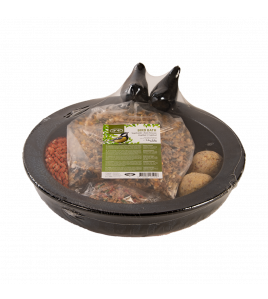 VOGELBAD KERAMIEK ROND INCL. VOER