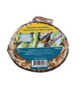 BUTEN FOOD HALVE KOKOSNOOT MEELWORMEN