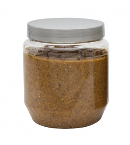 PINDAKAAS MET MEELWORM TOPPING 350 GR. POT