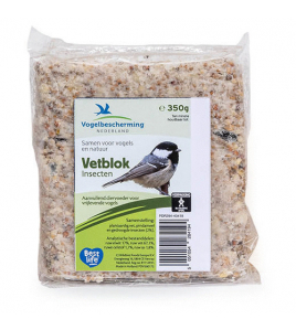 WILDBIRD VBN VETBLOK MET INSECTEN 350 G