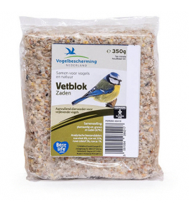 WILDBIRD VBN VETBLOK MET ZADEN 350 G