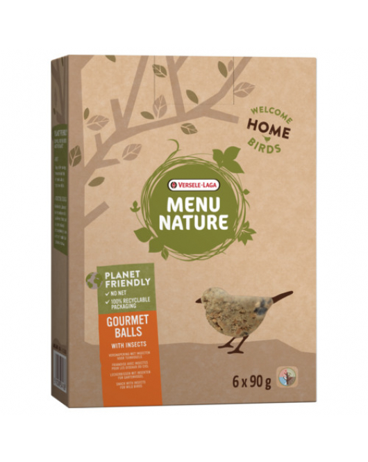 VERSELE-LAGA MENU NATURE MEZENBOL GOURMET INSECTEN ZONDER NET 540 G