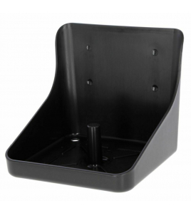 LIKSTEENHOUDER KUNSTSTOF, ZWART