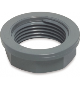 OPSLUIT MOER PVC-U 2&quot; BINNENDRAAD GRIJS