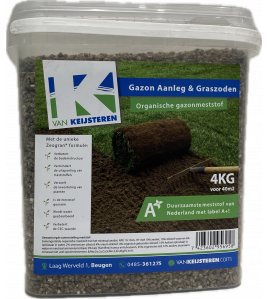 VAN KEIJSTEREN GAZONAANLEG &amp; GRASZODEN MESTSTOF 4KG