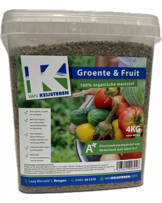 VAN KEIJSTEREN GROENTE & FRUIT MESTSTOF 4KG