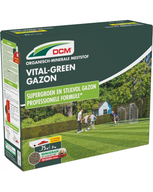 DCM MESTSTOF VITAL-GREEN GAZON 3 KG