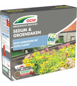DCM MESTSTOF SEDUM &amp; GROENDAKEN 3 KG