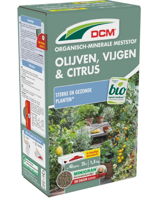 DCM MESTSTOF OLIJVEN, VIJGEN & CITRUS 1,5 KG