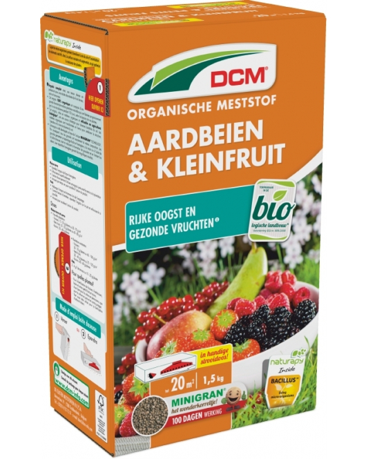 DCM MESTSTOF AARDBEIEN & KLEINFRUIT 1,5 KG