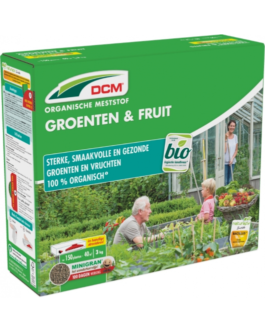 DCM MESTSTOF GROENTEN & FRUIT 3 KG