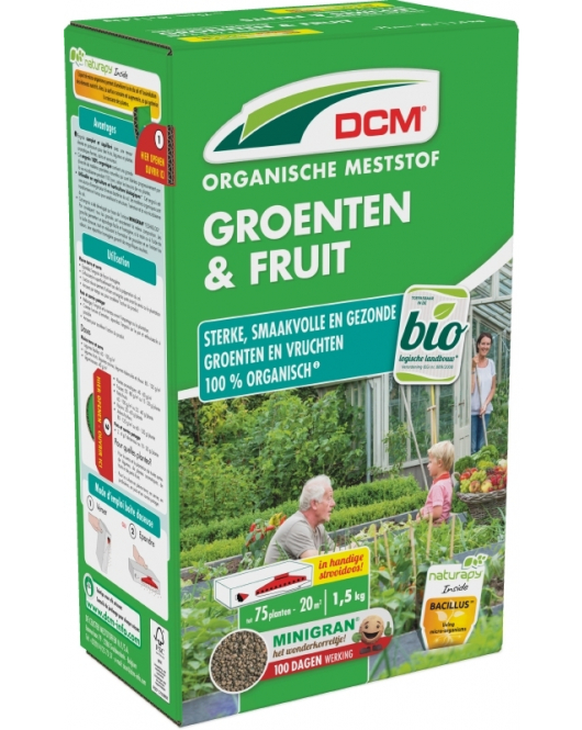 DCM MESTSTOF GROENTEN & FRUIT 1,5 KG
