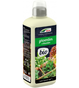 DCM VLOEIBARE MESTSTOF GROENTEN &amp; KRUIDEN 0,8 L