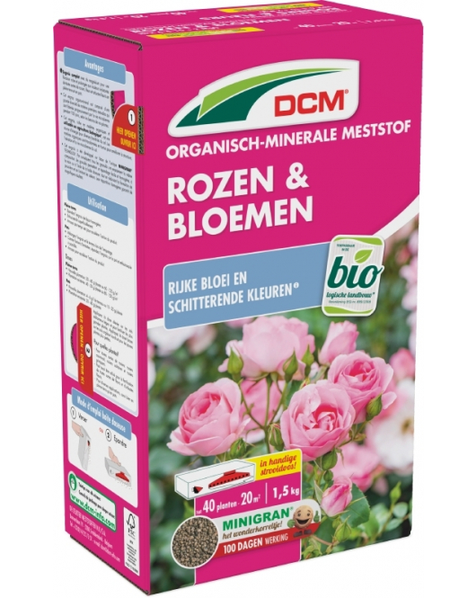 DCM MESTSTOF ROZEN & BLOEMEN 1,5 KG