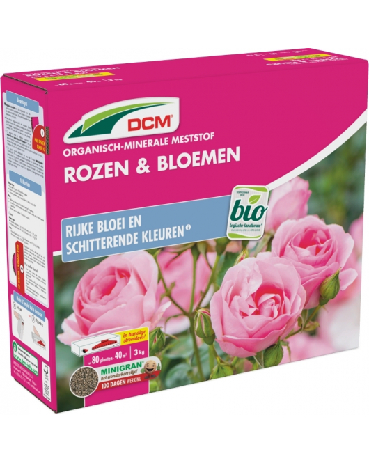 DCM MESTSTOF ROZEN & BLOEMEN 3 KG