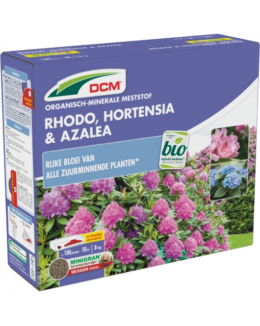 DCM MESTSTOF RHODO, HORTENSIA & AZALEA 3 KG