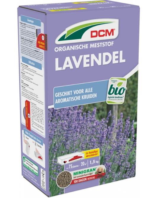 DCM MESTSTOF LAVENDEL 1,5 KG