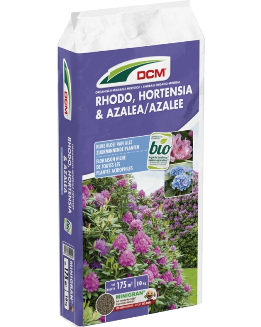 DCM MESTSTOF RHODO, HORTENSIA & AZALEA 10 KG