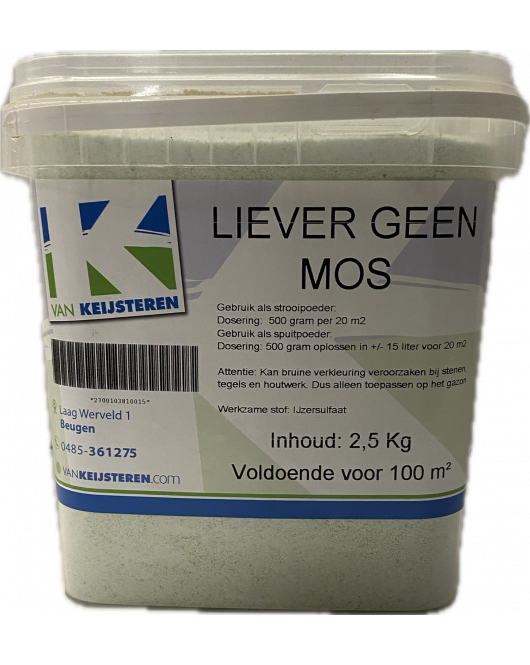 MOSDODER 2,5 KG