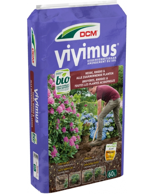 DCM VIVIMUS® HEIDE, RHODO & ALLE ZUURMINNENDE PLANTEN 60 L