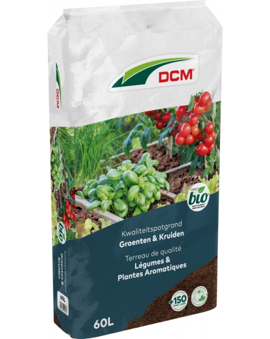 DCM POTGROND GROENTEN & KRUIDEN 60 L