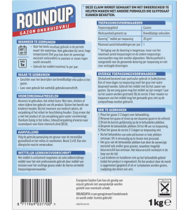 ROUNDUP GAZON ONKRUIDVRIJ 1 KG