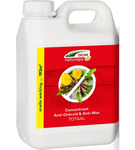 DCM ANTI-ONKRUID & ANTI-MOS - TOTAAL (CONCENTRAAT) 2,5 L DCM ANTI-ONKRUID & ANTI-MOS - TOTAAL (CONCENTRAAT) 2,5 L