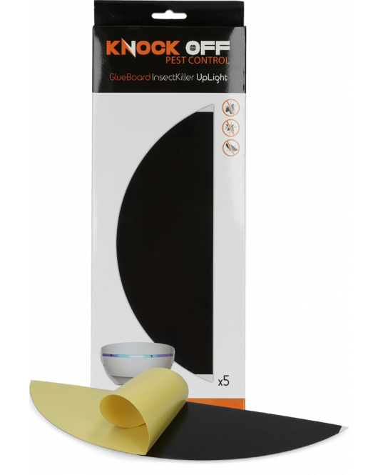 KNOCK PEST LIJMPLAAT INSECTENLAMP UPLIGHT 5 ST