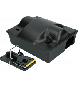 VOERDOOS RAT DUAL BAIT INCL. RATTENKLEM EN SLEUTEL 1 ST