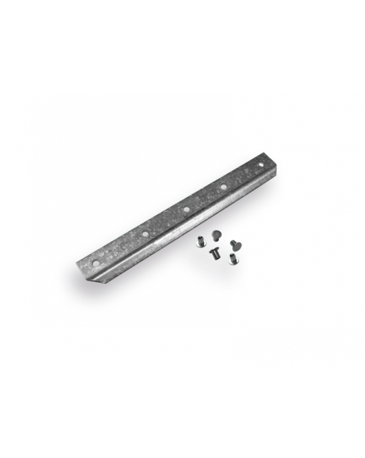 STRIP MET 5 KLINKNAGELS VOOR OFFNER GRAANSCHOPPEN, 31CM.