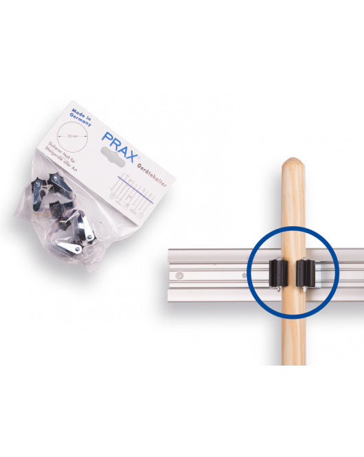 PRAX STEELKLEM ROND 2,5 CM. PRIJS PER TWEE STUKS IN BLISTERVERPAKKING.