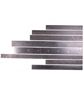 RUBBER M.CANVAS + RVS BOUTEN VOOR MESTSCHUIF, 40CM