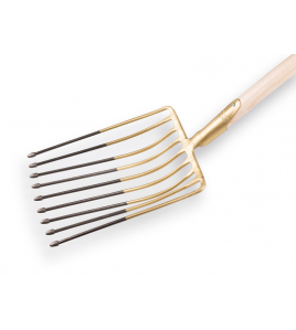 AARDAPPELVORK OFFNER 9 TANDEN, MET LIPDUL, MET YD-STEEL 95 CM.