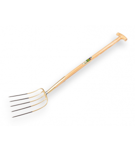 MESTVORK OFFNER MET 5 TANDEN, BRONS, MET T-STEEL 90 CM.