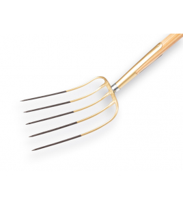 MESTVORK OFFNER MET 5 TANDEN, BRONS, MET T-STEEL 90 CM.