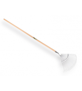 BLADHARK METAAL VERZINKT MET 22 RONDE TANDEN, MET STEEL 150 X 2,8 CM.