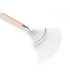 BLADHARK METAAL VERZINKT MET 22 RONDE TANDEN, MET STEEL 150 X 2,8 CM.