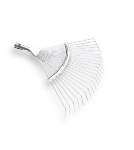 BLADHARK METAAL MET 22 RONDE TANDEN, VERZINKT, ZONDER STEEL.