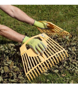 BLADGRIJPER SET, 2 IN 1, PP ZWART