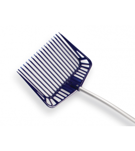 ALLESRUIMER BLAUW ATLAS, 18 T, 33 CM BREED MET ALUM.STEEL EN D-GREEP.